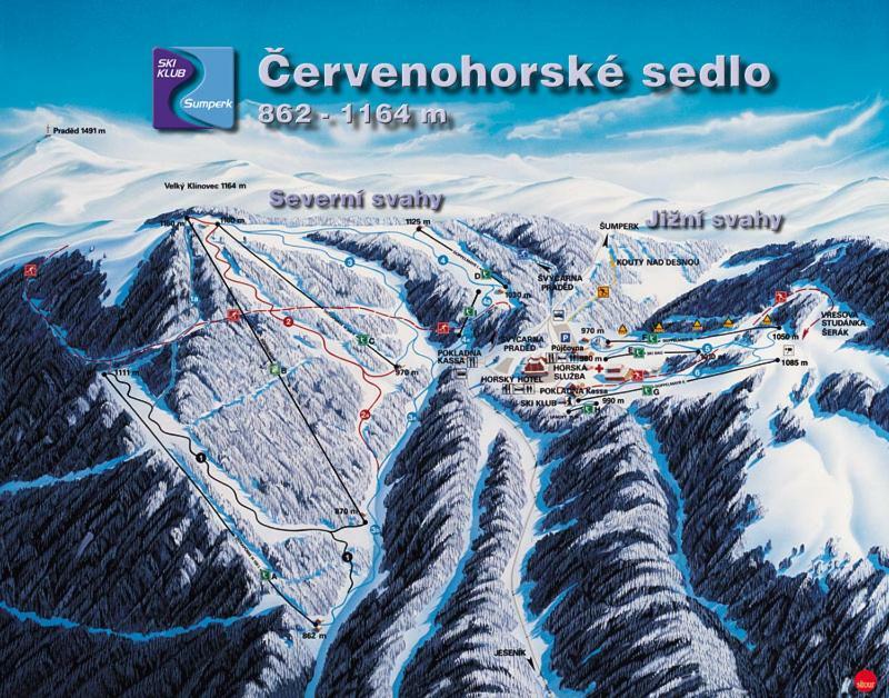 Chata Koutik Loučná nad Desnou Esterno foto